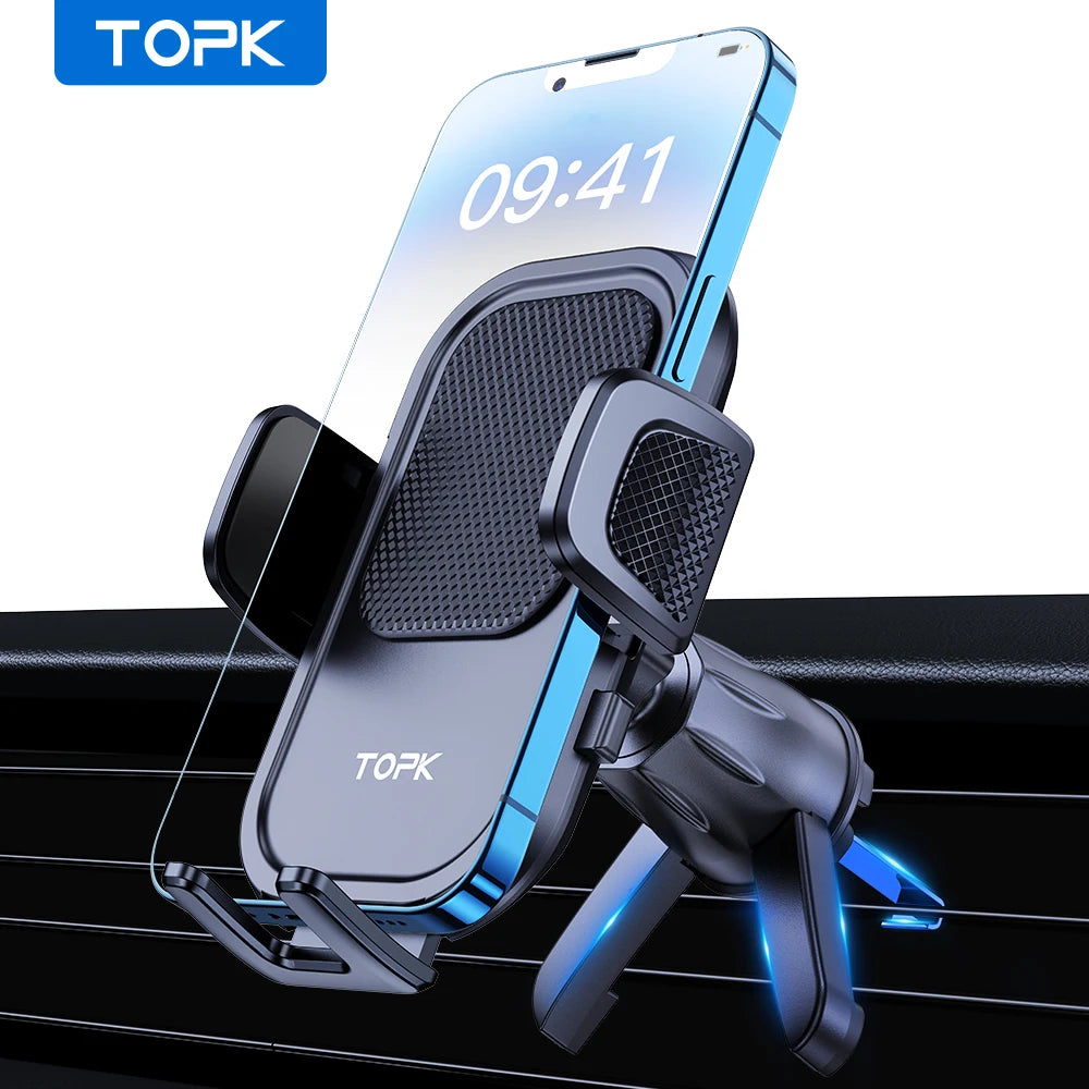 Car Phone Holder Air Vent Mount Cell Phone Holder Car Mount Compatible with Iphone 15 14 13 Pro Max plus All Phones