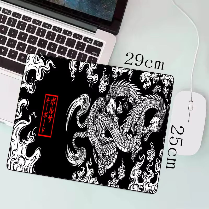 Japanese Dragon Large Gaming Mousepad Keyboard Gamer Mouse Pad on the Table Speed Desk Mat Anime Mouse Mats ,Dragon Pattern