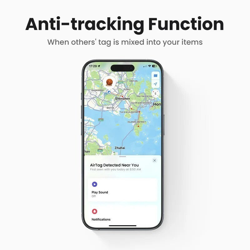 UGREEN Smarttrack Link: Bluetooth GPS Tracker for Apple Find My and Luggage