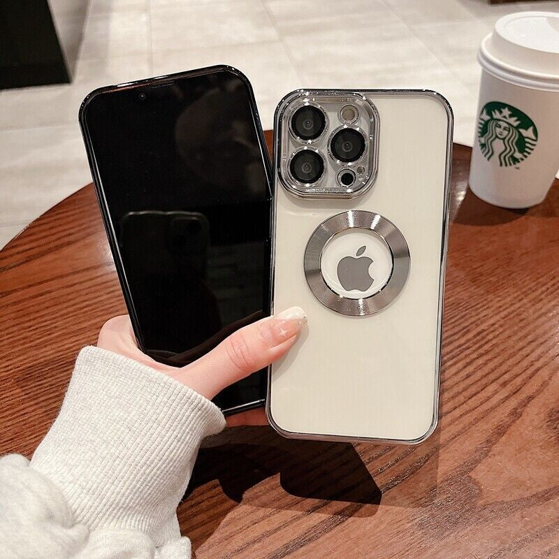 Logo Hole Shockproof Phone Case for Iphone 11 12 13 14 Pro Max Lens Protection