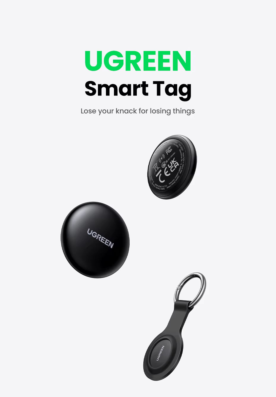 Finder Security Smarttrack Link Smart Tag with Apple Find My Key Bluetooth GPS Tracker for Earbud Luggage Mfi Finder IOS