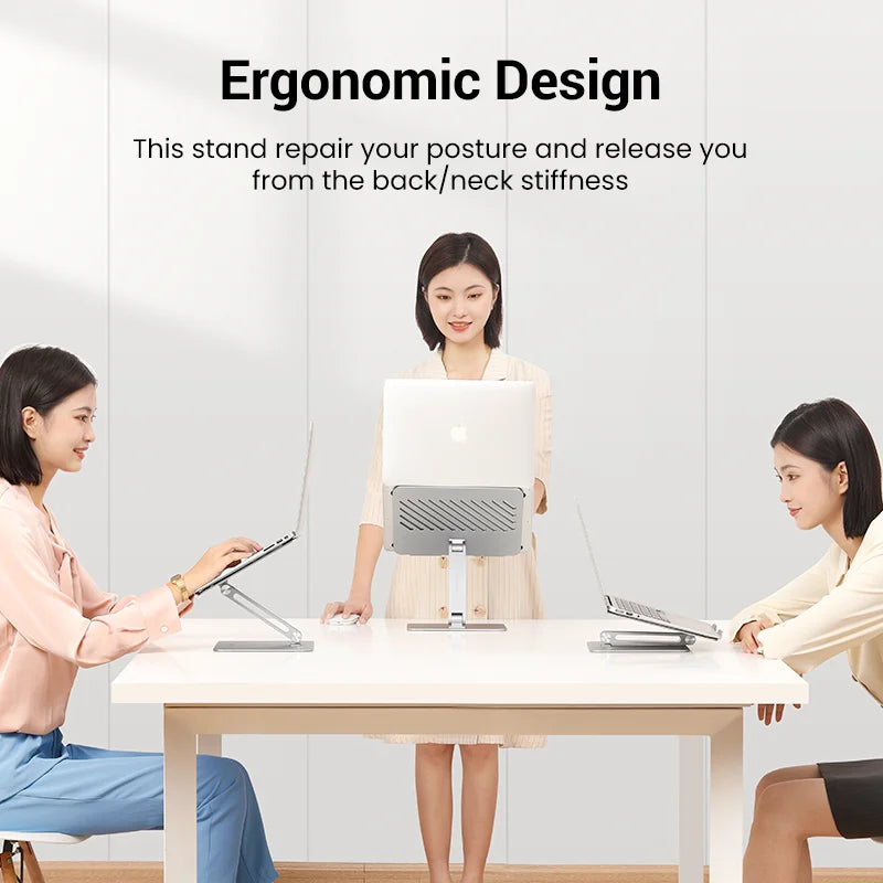 Laptop Stand Holder for PC Macbook Air Pro Foldable Vertical Notebook Stand Laptop Support Macbook Pro Tablet Stand