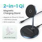 UGREEN Magnetic Wireless Charger Stand 20W Max 2-In-1 Charging Stand for Iphone 15 16 Pro Max/Iphone 14/Airpods Fast Charger