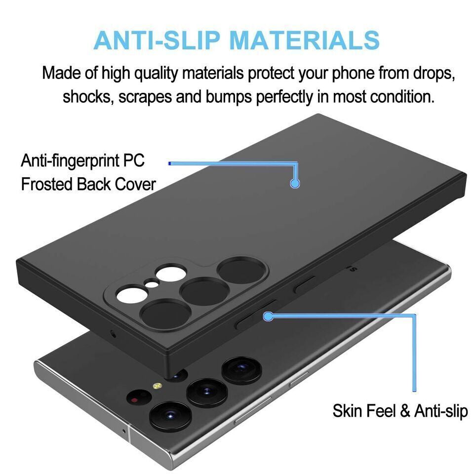 Case for Samsung Galaxy S24, S24 Plus, S24 Ultra Shockproof Silicone Phone Cover