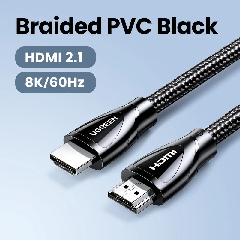HDMI Cable 8K/60Hz for PS5 Xiaomi TV Box Ultra High Speed Certified 8K@60Hz Cable 48Gbps Dolby Vision HDCP2.3