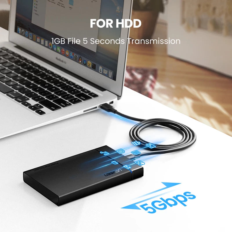USB C Cable 5Gbps USB3.0 a to USB C for Ipad Pro Samsung Galaxy S24 for Switch M2 SSD NVME USB3.0 Super Speed Data Cable