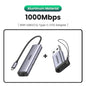 UGREEN USB Ethernet Adapter 1000/100Mbps USB3.0 HUB RJ45 Lan for Laptop PC Xiaomi Mi Box Macbook Windows USB-C HUB Network Card