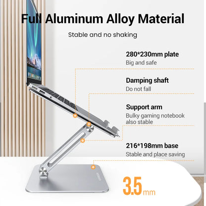 Laptop Stand Holder for PC Macbook Air Pro Foldable Vertical Notebook Stand Laptop Support Macbook Pro Tablet Stand