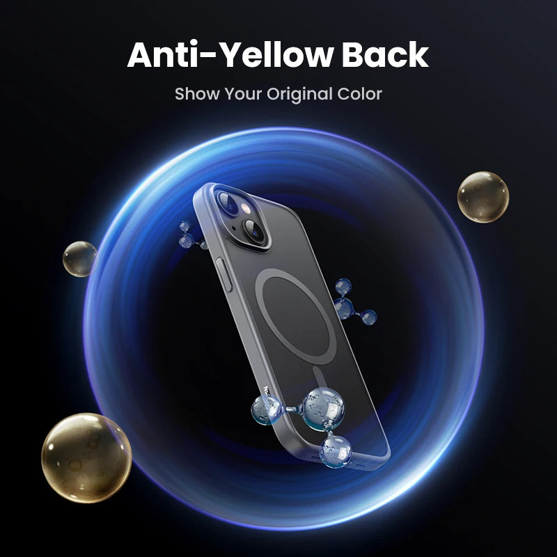 Matte Magnetic Case for Iphone 15 Pro Max Cases Shockproof Cover for Iphone 16 Pro plus 15Pro for Magsafe Macsafe Case