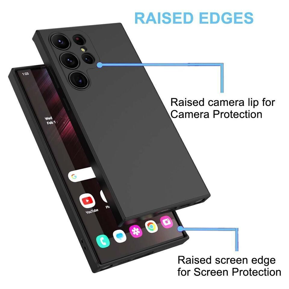Case for Samsung Galaxy S24, S24 Plus, S24 Ultra Shockproof Silicone Phone Cover