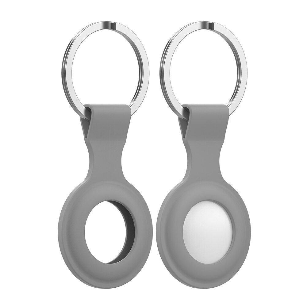 For Apple Airtag Silicone Loop Holder Keyring Carry Case Keychain Pet Luggage UK