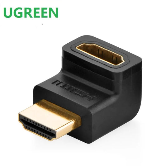 hd Adapter Right Angle 90 1.4 Hdmi-Compatible Interface Turning Head