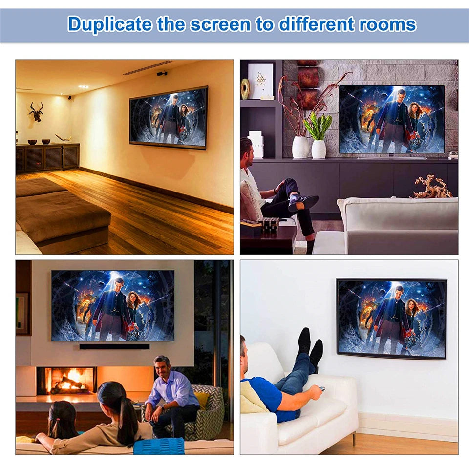 2023 Best HDMI Splitter 1X2 HDMI 2.0 Splitter 4K HDMI Video Audio Splitter Support 3D HDR 4K 60Hz Splitter HDMI 1X4 for Laptop