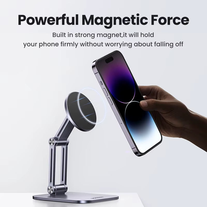 【New】Ugreen Magnetic Phone Holder Aluminum Cell Phone Stand for Magsafe Iphone 16 15 14 Pro Xiaomi Samsung Mobile Phone Holder