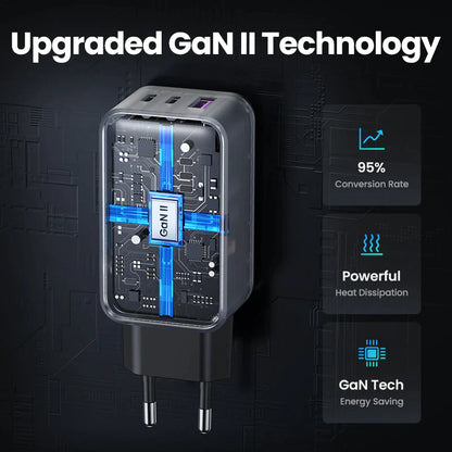 UGREEN 65W Gan Charger Quick Charge 4.0 3.0 Type C PD USB Charger for Iphone 14 13 12 Pro Max Fast Charger for Laptop PD Charger
