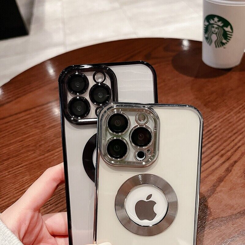 Logo Hole Shockproof Phone Case for Iphone 11 12 13 14 Pro Max Lens Protection