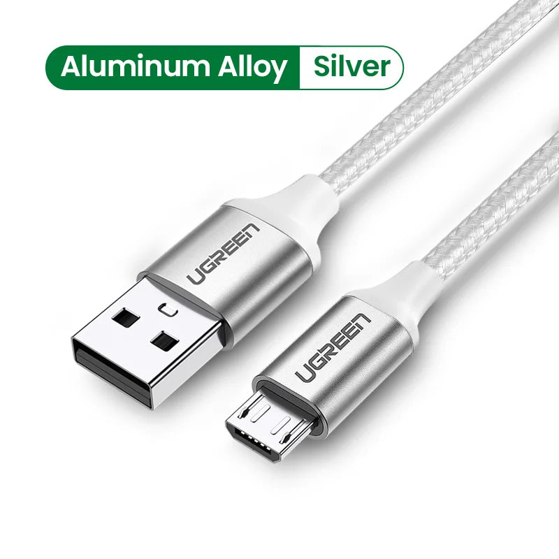 Micro USB Cable 3A Fast Charging USB Charger Cable Mobile Phone Charging Cable for Xiamo Huawei HTC Android USB Wire