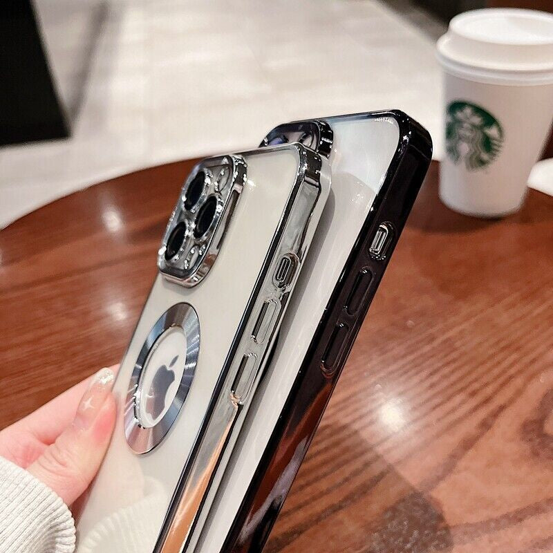 Logo Hole Shockproof Phone Case for Iphone 11 12 13 14 Pro Max Lens Protection