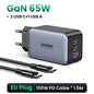 UGREEN 65W Gan Charger Quick Charge 4.0 3.0 Type C PD USB Charger for Iphone 14 13 12 Pro Max Fast Charger for Laptop PD Charger