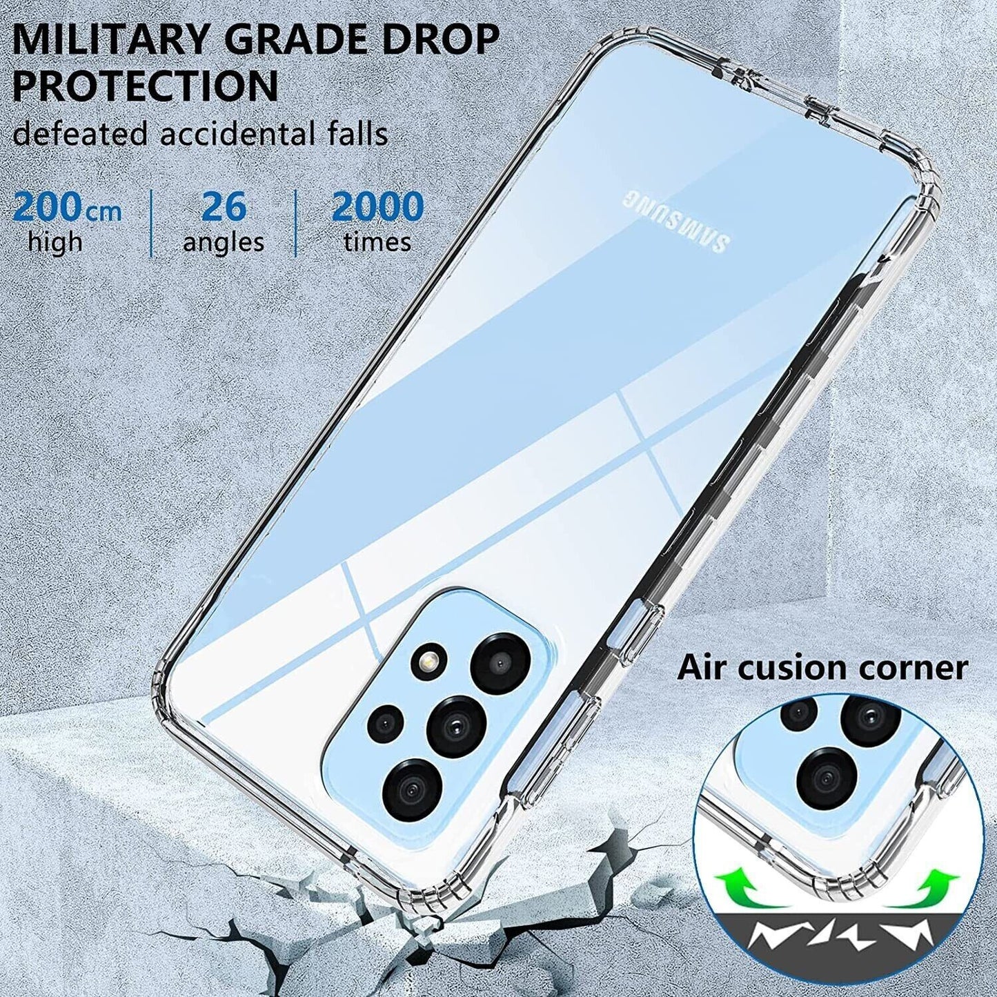 For Samsung Galaxy A04S A14 A34 A54 5G Case Full Body 360 Shockproof Phone Cover