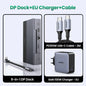 Steam Deck Docking Station 10Gbps USB-C to 4K120Hz Displayport Gigabit RJ45 PD100W TF/SD for PC Ipad Rog Ally/X Legion Go