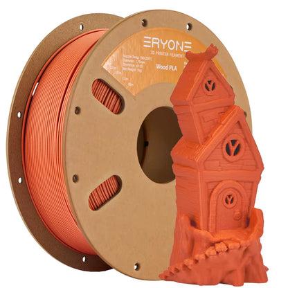 Wood PLA Filament 1KG Diameter 1.75Mm +-0.03Mm for FDM 3D Printer/Pen No Bubble High Quality 3D Printing Materials