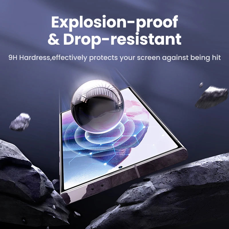 Screen Protector for Samsung Galaxy S24 Ultra Glass Film for Samsung S24 S25 Ultra S24Ultra Protective Films HD 1/2PCS