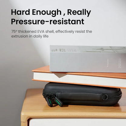 Storage Case for Hard Disk Drive Portable Power Bank Case for External Hard Drive SSD HDD Protective Pouch Travel Bag Box