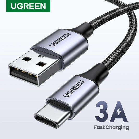 USB Type C Cable 3A Fast Charging for Samsung S20 S21 Xiaomi POCO USB C Wire Cord USB C Charger Phone Charging Cable Cord