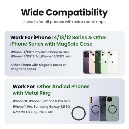 【New】Ugreen Magnetic Phone Holder Aluminum Cell Phone Stand for Magsafe Iphone 16 15 14 Pro Xiaomi Samsung Mobile Phone Holder