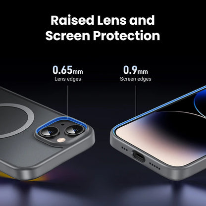 Matte Magnetic Case for Iphone 15 Pro Max Cases Shockproof Cover for Iphone 16 Pro plus 15Pro for Magsafe Macsafe Case