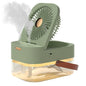 Portable Cooling and Humidifying Fan with Night Light