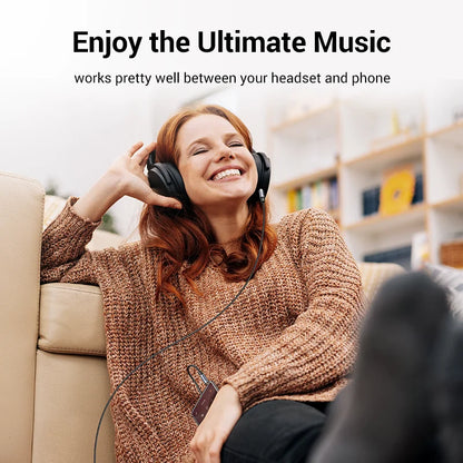 3.5Mm Aux Cable 4 Pole TRRS 4-Conductor Auxiliary Male to Male Stereo Jack Hifi Support Microphone Function Audio Cable