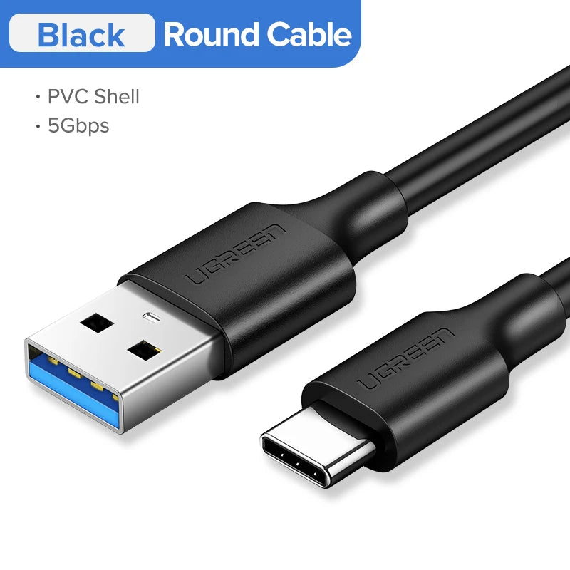 USB C Cable 5Gbps USB3.0 a to USB C for Ipad Pro Samsung Galaxy S24 for Switch M2 SSD NVME USB3.0 Super Speed Data Cable