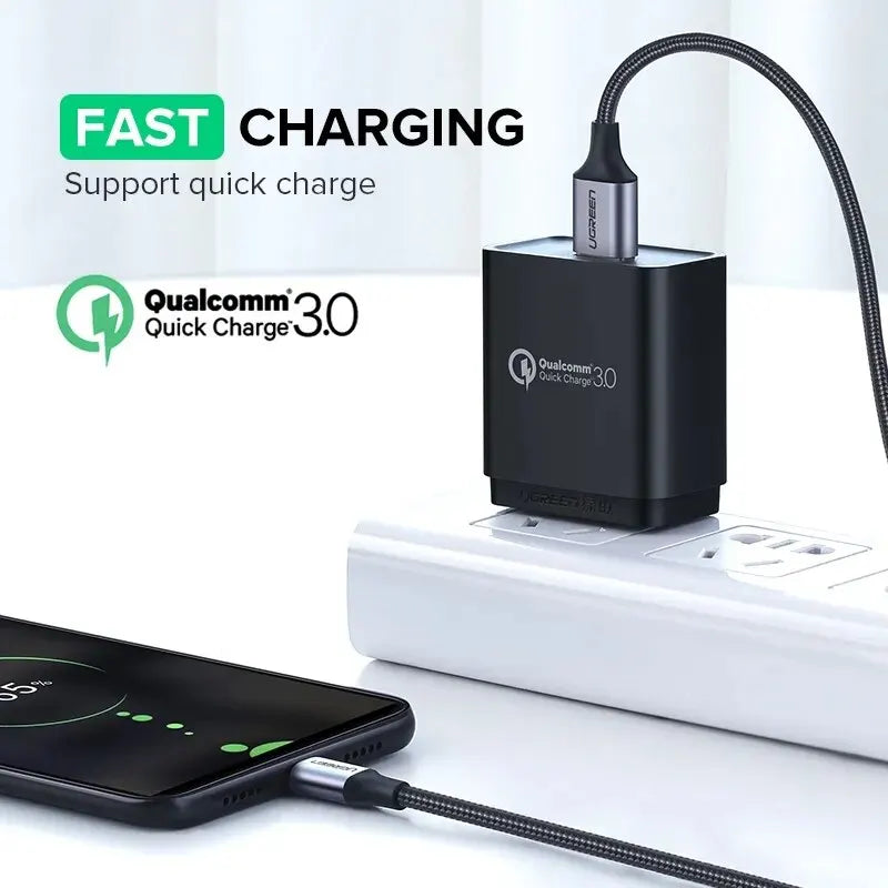 3A Fast Charging Cable Suitable for Ipad Samsung Xiaomi Poco Magnetic USB-C Charger Data Cable Mobile Phone Cable