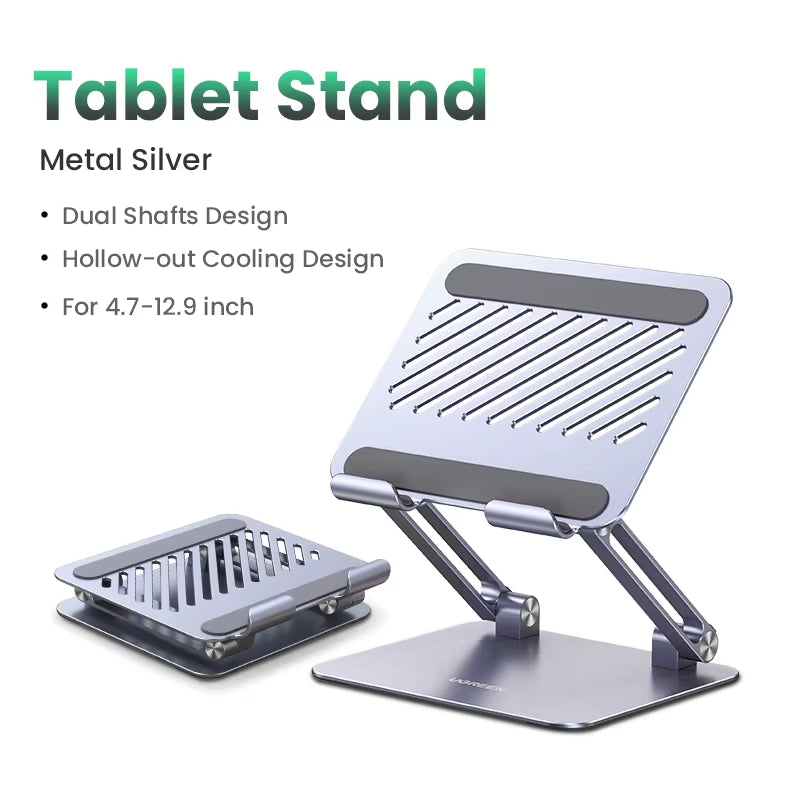 UGREEN Phone Holder Stand Aluminum Cell Phone Stand Tablet Stand Support Mobile Phone for Iphone 16 15 14 Pro Max Xiaomi Samsung