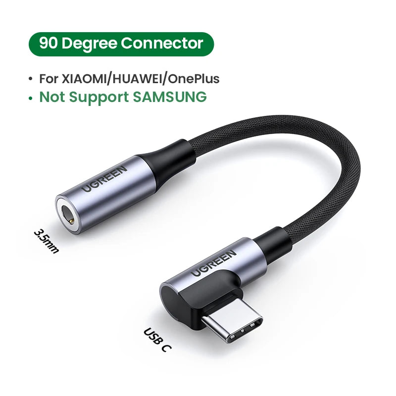 USB Type C to 3.5Mm Jack Phone Accessories Headphone Adapter for Xiaomi Mi 9 Oneplus 9 Pro Huawei P30 Pro USB C Adapter