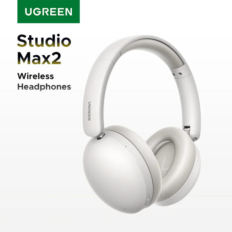 Studio Max2 Wireless Bluetooth Headphones, 80H Playtime, Hifi Stereo over Ear Headphones with Microphone, Bluetooth 5.4