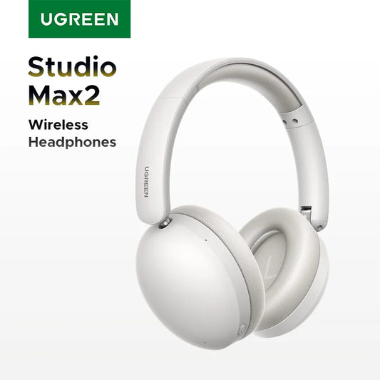 Studio Max2 Wireless Bluetooth Headphones, 80H Playtime, Hifi Stereo over Ear Headphones with Microphone, Bluetooth 5.4