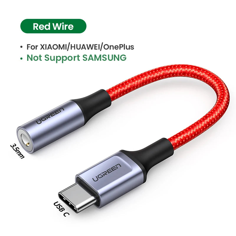 USB Type C to 3.5Mm Jack Phone Accessories Headphone Adapter for Xiaomi Mi 9 Oneplus 9 Pro Huawei P30 Pro USB C Adapter