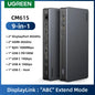 USB C HUB Docking Station Displaylink 9-In-1 2DP 2HDMI Dual 4K@60Hz for Macbook Windows 10Gbps PD100W Gigabit RJ45 Ports