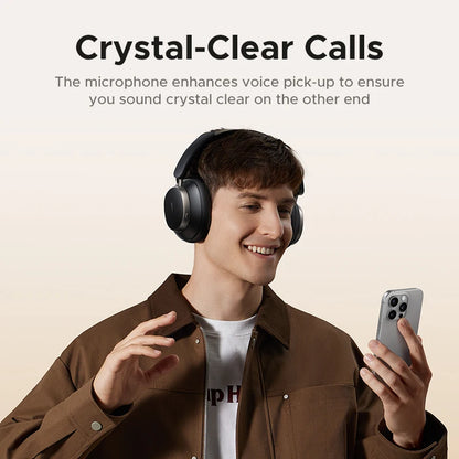 Studio Pro Hybrid Active Noise Cancelling Headphones 48Db ANC APP Hi-Res LDAC Sound Bluetooth Earphones Headset