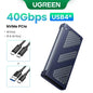 40Gbps Nvme SSD Case SSD Enclosure M.2 to USB4.0 Adapter for M.2 NVME PCIE Built-In Cooling Vest Aluminum Case