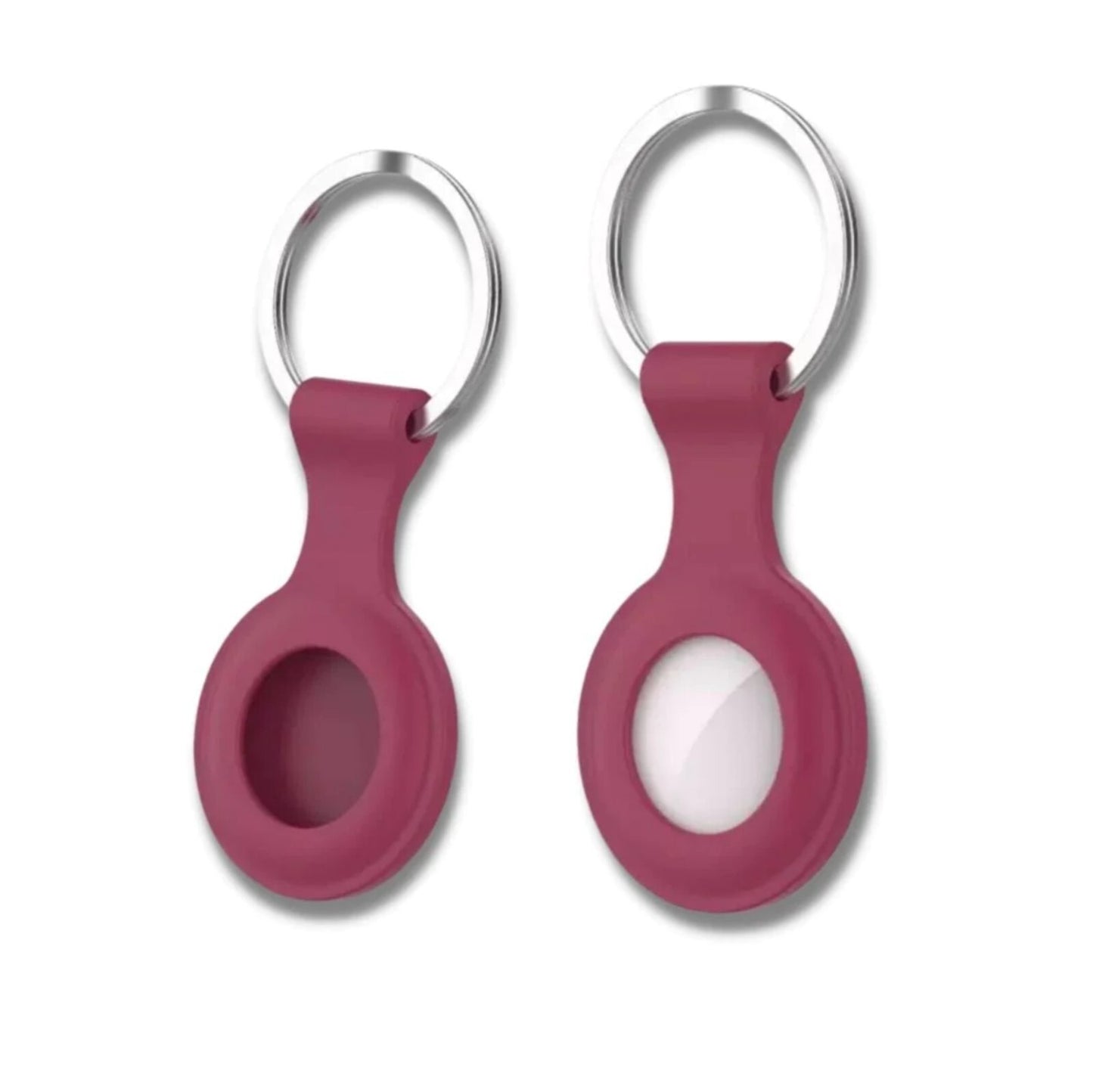 For Apple Airtag Silicone Loop Holder Keyring Carry Case Keychain Pet Luggage UK