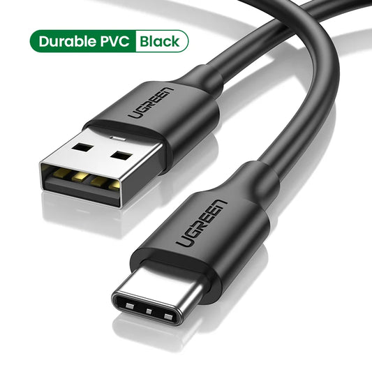 USB Type C Cable 3A Fast Charging for Samsung S20 S21 Xiaomi POCO USB C Wire Cord USB C Charger Phone Charging Cable Cord