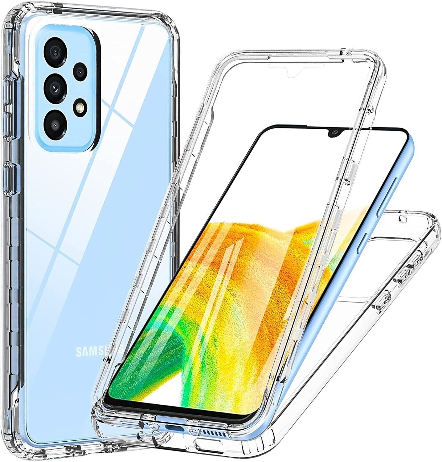 For Samsung Galaxy A04S A14 A34 A54 5G Case Full Body 360 Shockproof Phone Cover